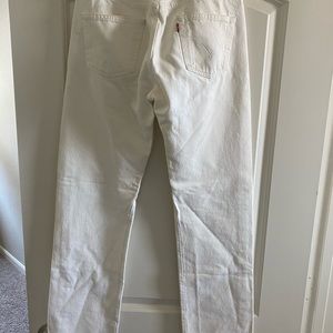 Levi’s white 501 Jeans